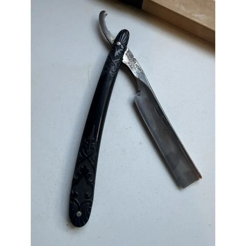 Antique Keen Kutter No 73 Simmons Hardware Straight Razor with Case